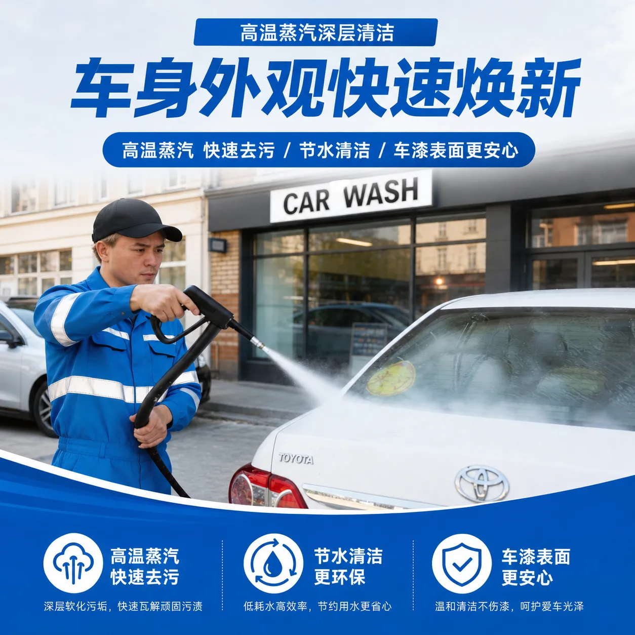 Daily Washing at Detail Shops