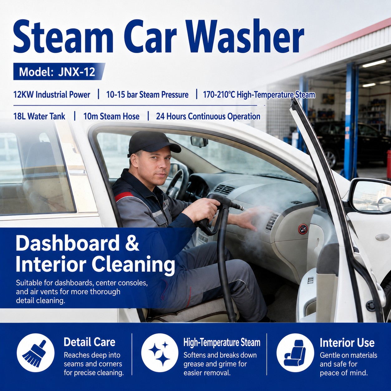 JNX-12 steam car washing machine