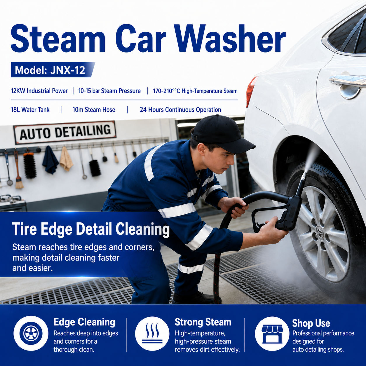 JNX-18 Steam Car Washing Machine - Detail 1