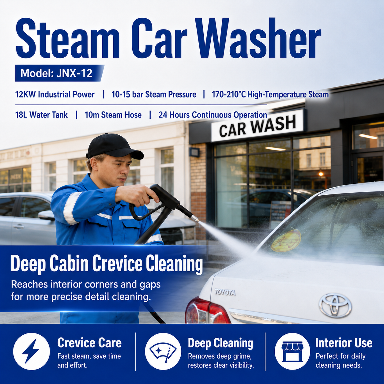 JNX-18 Steam Car Washing Machine - Detail 2