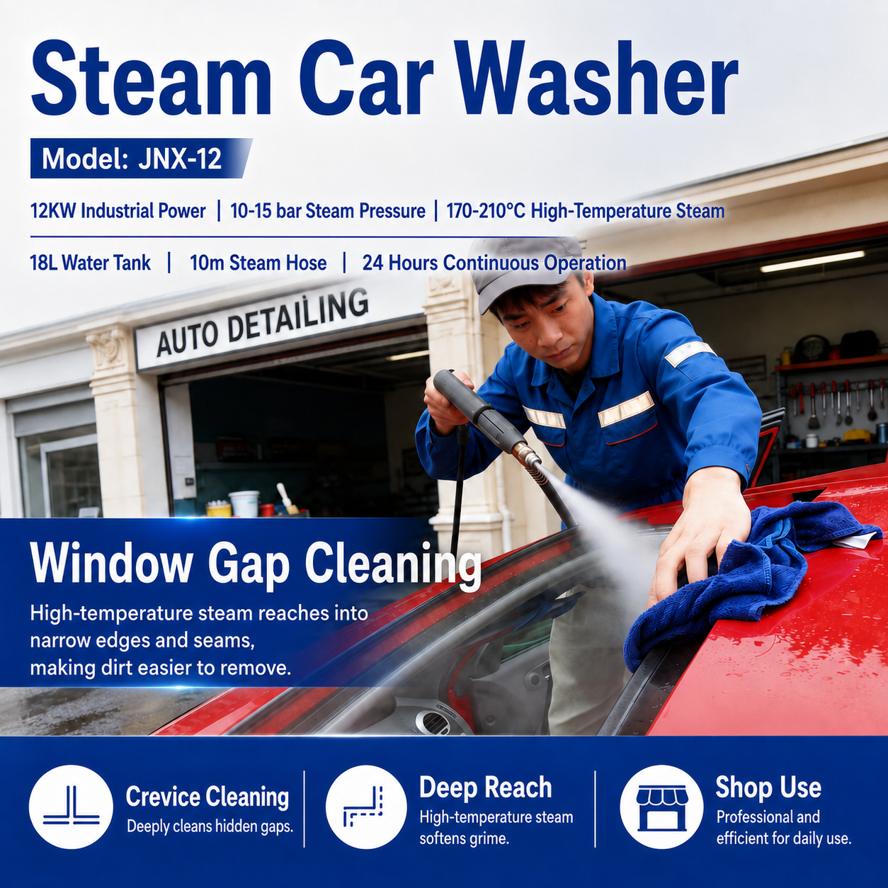 JNX-18 Steam Car Washing Machine - Detail 6