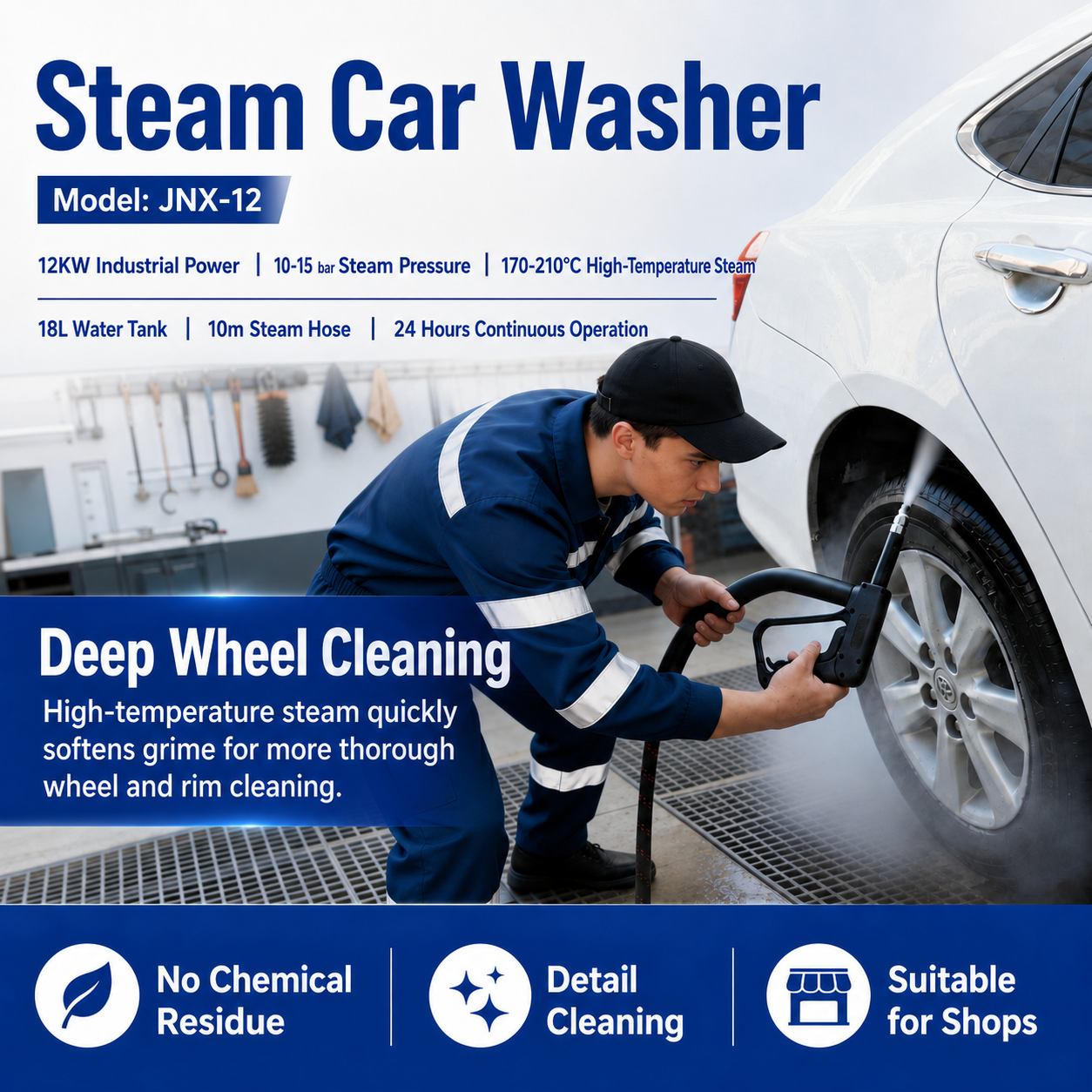 JNX-18 Steam Car Washing Machine - Detail 7