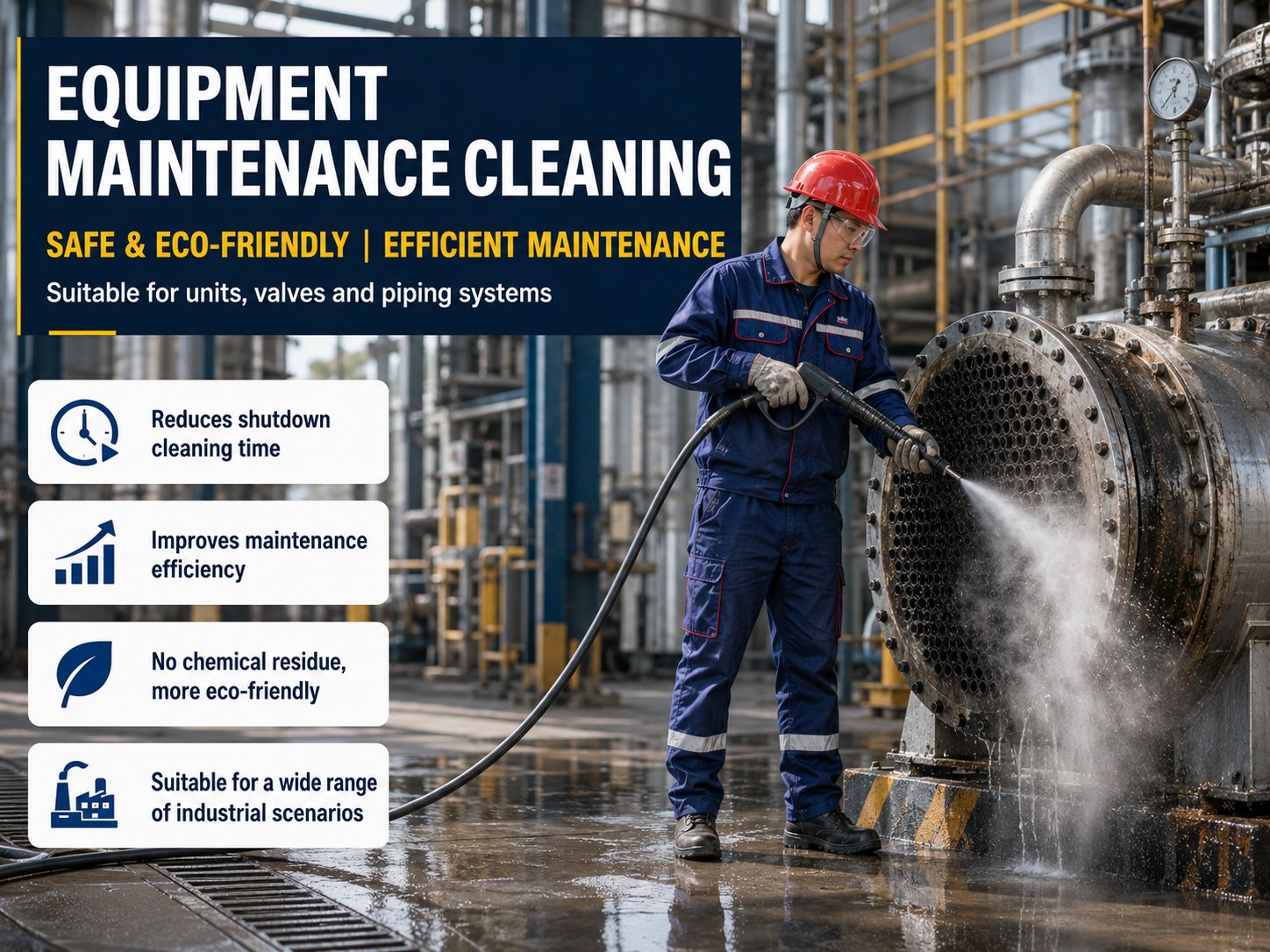 Industrial steam cleaners